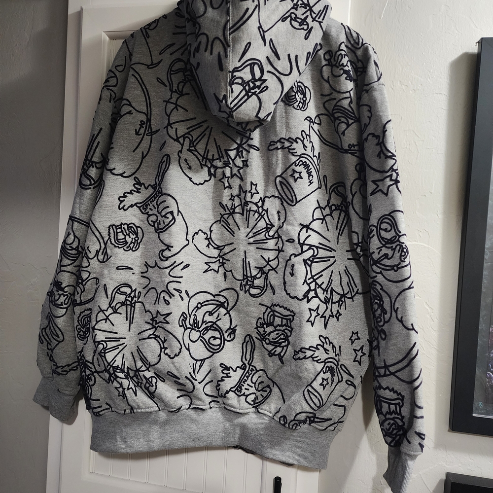 Graphic Gray Performance Jacket - image 5